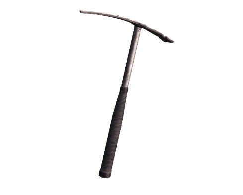 PUBG MOBILE pickaxe melee weapon render
